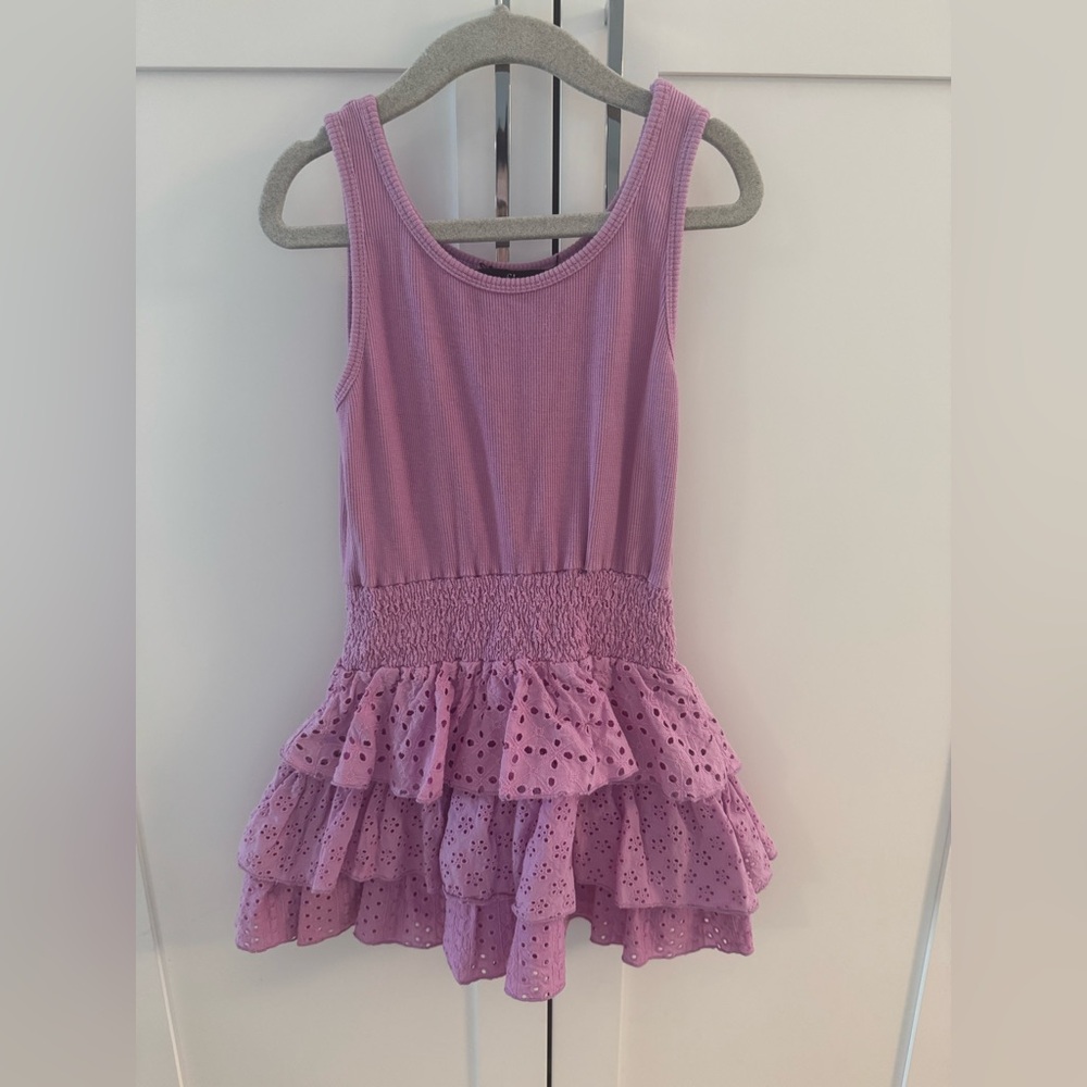 Flowers by Zoe Lilac Ruffled dress